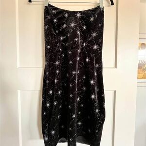 Superdown Midnight Star Strapless Dress